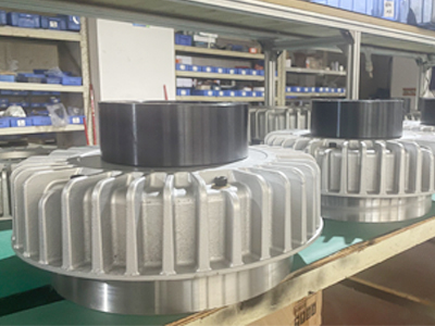 外殼旋轉磁粉離合器大扭力400Nm廠家